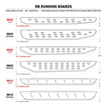 Load image into Gallery viewer, Go Rhino 69450673ST RB20 Slim Line Running Boards w/Mounting Brackets Kit