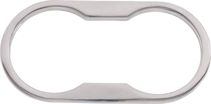 Kentrol 30002 Polished Silver Cup Holder Bezel 07-10 Wrangler JK