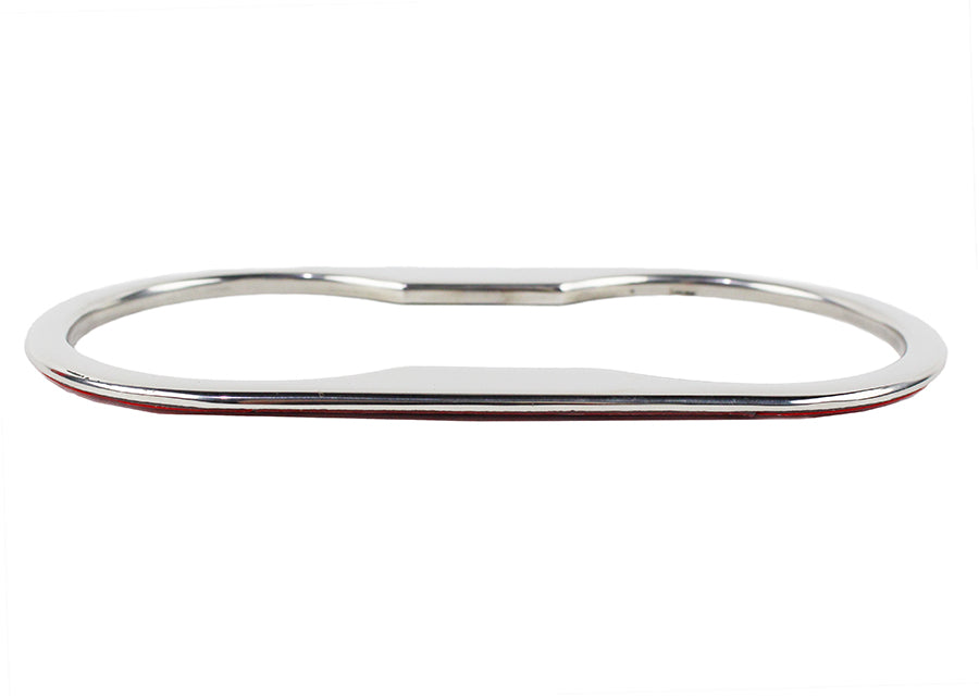 Kentrol 30002 Polished Silver Cup Holder Bezel 07-10 Wrangler JK