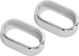 Kentrol 30006 Polished Silver Interior Door Handle Bezels Pair 07-10 Wrangler JK
