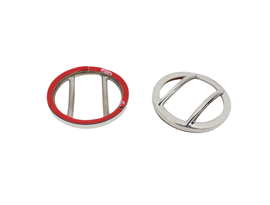 Kentrol 30008 Polished Silver Side Marker Covers Pair 07-18 Wrangler JK