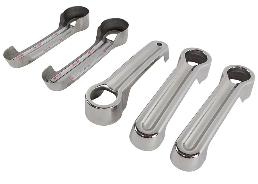 Kentrol 30012 Polished Exterior Door Handle Covers 10 Pc 07-18 Wrangler JK