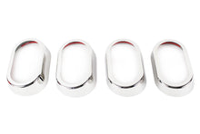 Load image into Gallery viewer, Kentrol 30015 Polished Silver Interior Door Handle Bezels 4 Pc 07-10 Wrangler JK
