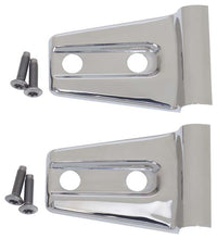 Load image into Gallery viewer, Kentrol 30019 Polished Silver Hood Hinge Overlays Pair 07-18 Wrangler JK