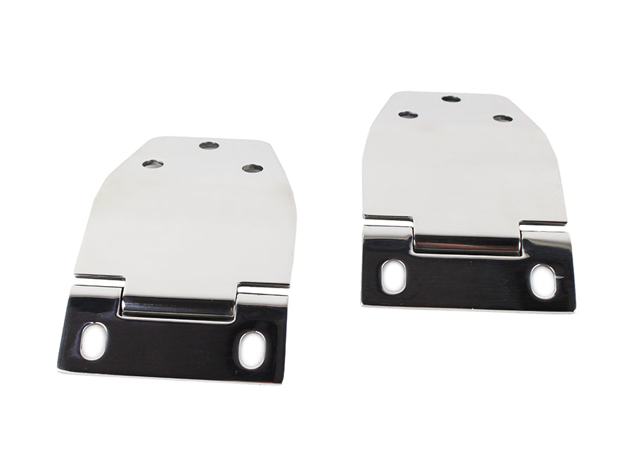 Kentrol 30421 Polished Silver Liftgate Hinge Pair 77-86 CJ7
