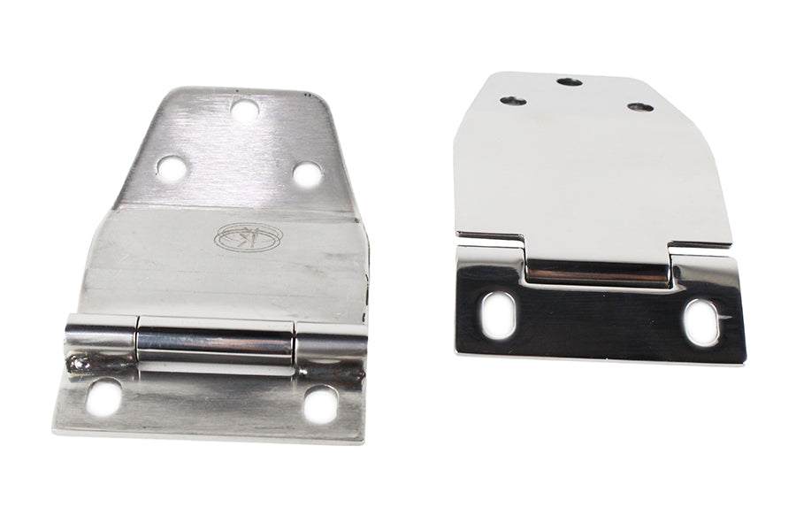 Kentrol 30421 Polished Silver Liftgate Hinge Pair 77-86 CJ7