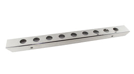 Kentrol 30428 Polished Silver 42 Inch Front Bumper with holes 45-86 CJ