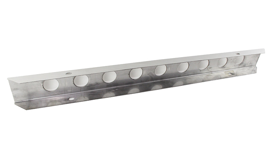 Kentrol 30428 Polished Silver 42 Inch Front Bumper with holes 45-86 CJ