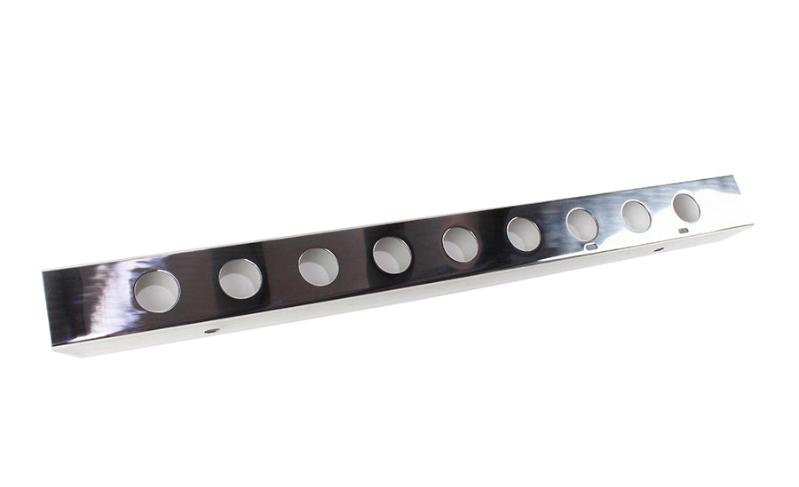 Kentrol 30428 Polished Silver 42 Inch Front Bumper with holes 45-86 CJ