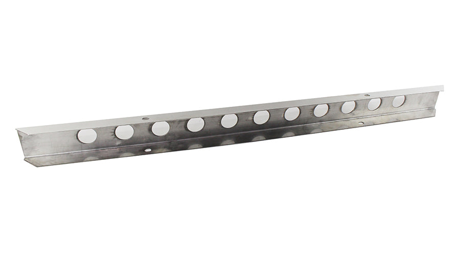 Kentrol 30429WH Polished Silver 54 Inch Front Bumper w holes 45-86 CJ
