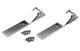 Kentrol 30442 Polished Silver Tailgate Hinge Pair 87-95 Wrangler TJ
