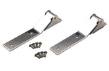 Kentrol 30442 Polished Silver Tailgate Hinge Pair 87-95 Wrangler TJ