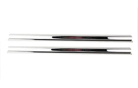 Kentrol 30494 Polished Silver Entry Guards Pair 97-06 Wrangler TJ