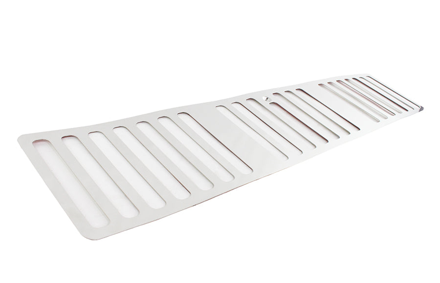 Kentrol 30495 Polished Silver Hood Vent 97 Wrangler TJ