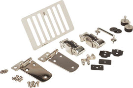 Kentrol 30504 Polished Silver Hood Kit 98-06 Wrangler TJ