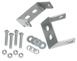 Kentrol 30508 Polished Silver Rear Bumper Brackets Pair 45-86 CJ
