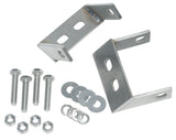 Kentrol 30508 Polished Silver Rear Bumper Brackets Pair 45-86 CJ