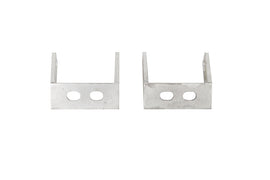 Kentrol 30508 Polished Silver Rear Bumper Brackets Pair 45-86 CJ