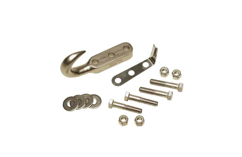Kentrol 30509 Polished Silver Tow Hook 1972-2006 Jeep CJ, YJ, and TJ