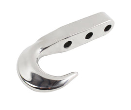 Kentrol 30509 Polished Silver Tow Hook 1972-2006 Jeep CJ, YJ, and TJ