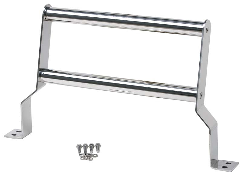Kentrol 30515 Polished Silver Grill Guard 87-06 Wrangler TJ/YJ