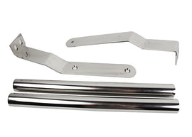 Kentrol 30515 Polished Silver Grill Guard 87-06 Wrangler TJ/YJ