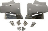 Kentrol 30542 Polished Silver Mirror Relocation Bracket Pair 03-06 Wrangler TJ