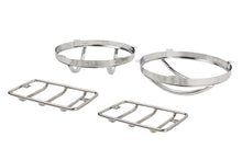 Load image into Gallery viewer, Kentrol 30557 Polished Silver Euro Light Guard Set 4 Pieces 97-06 Wrangler TJ