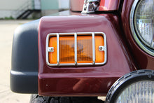 Load image into Gallery viewer, Kentrol 30557 Polished Silver Euro Light Guard Set 4 Pieces 97-06 Wrangler TJ