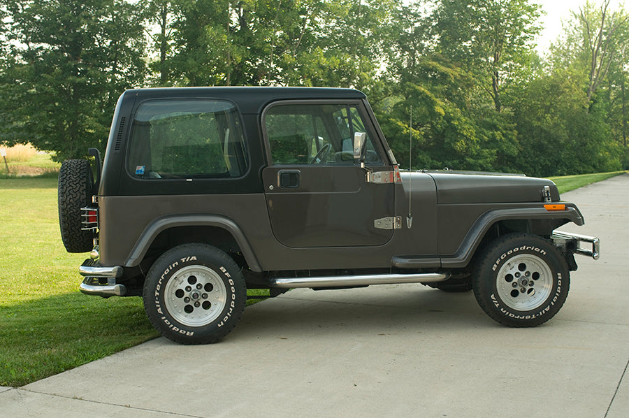 Kentrol 30563 Polished Silver Hood Catch Pair TJ Style 42-95 CJ and Wrangler YJ