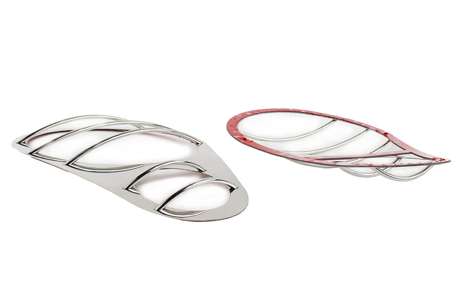 Kentrol 30579 Polished Silver Headlight Guards Pair 07-18 Wrangler JK