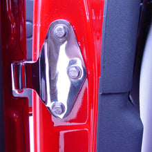 Load image into Gallery viewer, Kentrol 30580 Polished Silver Body Door Hinge Set 4 Pc 2 Door 07-18 Wrangler JK