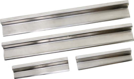 Kentrol 30585 Polished Silver Entry Guards 4 Pieces 4 Door 07-18 Wrangler JK