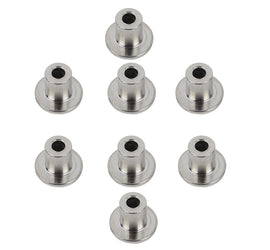 Kentrol 30712 Polished Silver OEM Anti-Theft Door Nuts 4 Door 07-18 Wrangler JK