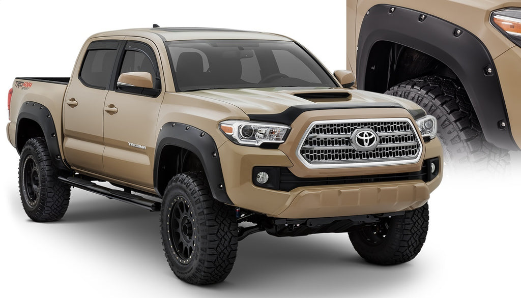 Bushwacker 30922-02 Pocket Style Fender Flares Fits 16-23 Tacoma