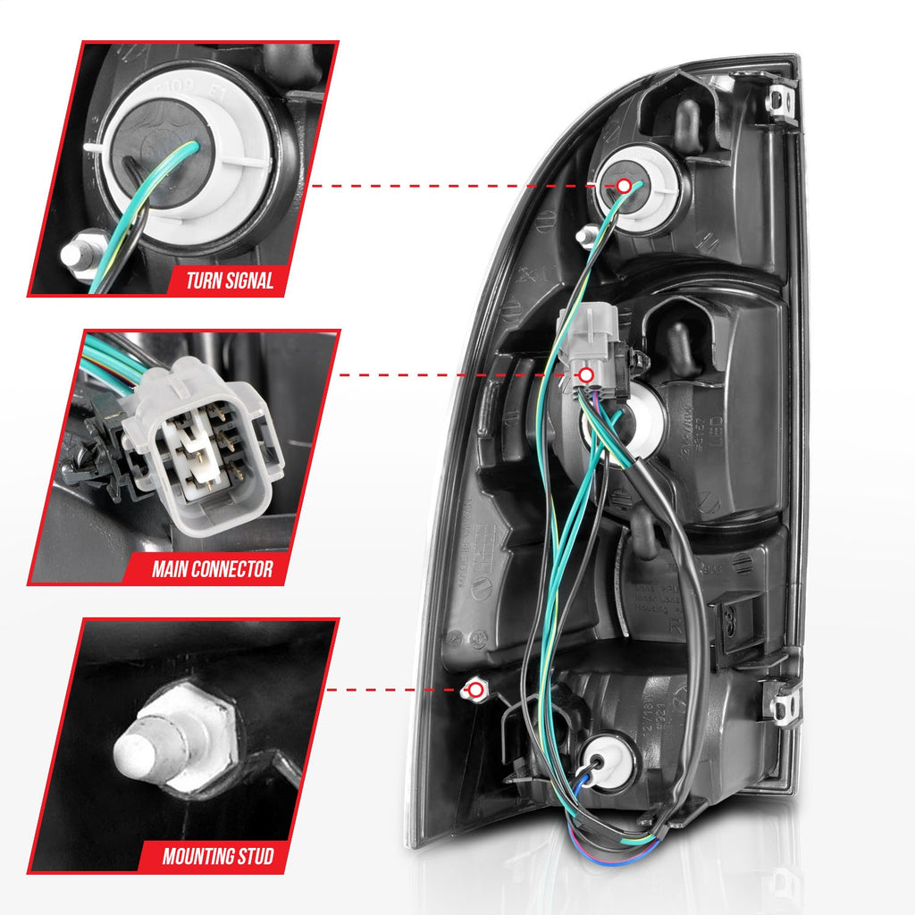 Anzo USA 311042 Tail Light Assembly Fits 05-15 Tacoma