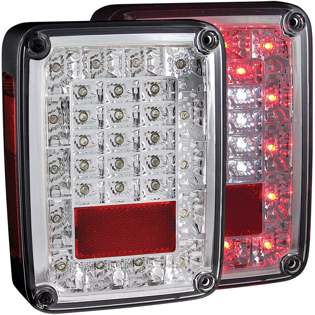 Anzo USA 311201 Tail Light Assembly Fits 07-18 Wrangler (JK)