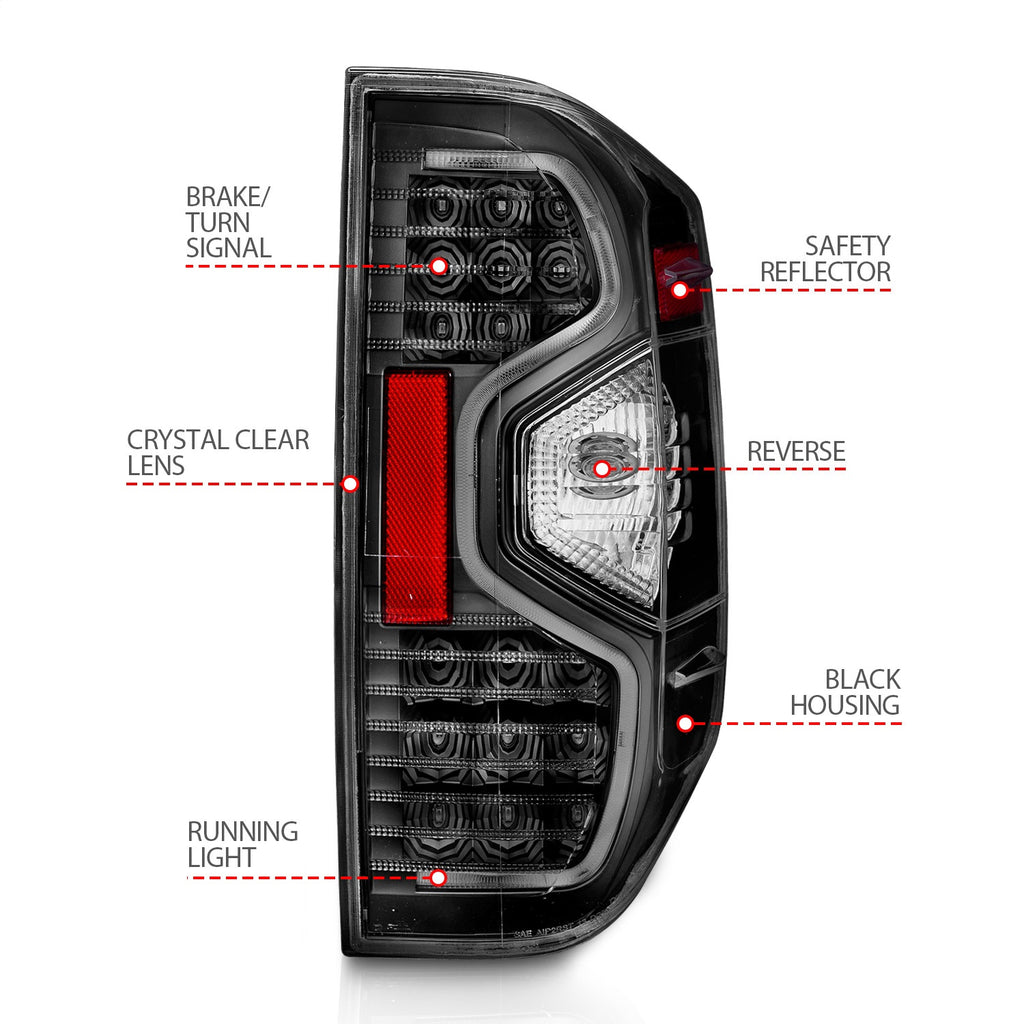 Anzo USA 311233 Tail Light Assembly Fits 14-21 Tundra