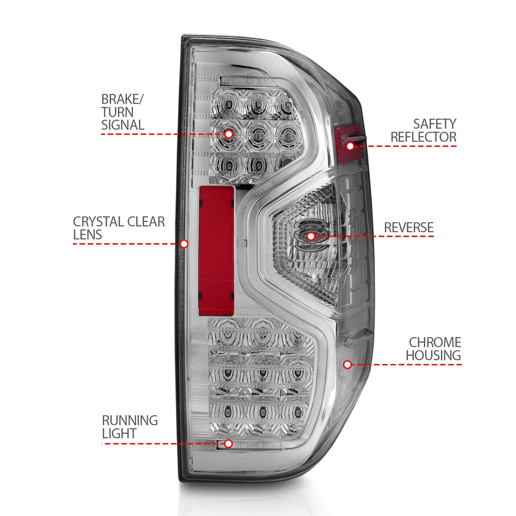 Anzo USA 311234 Tail Light Assembly Fits 14-21 Tundra