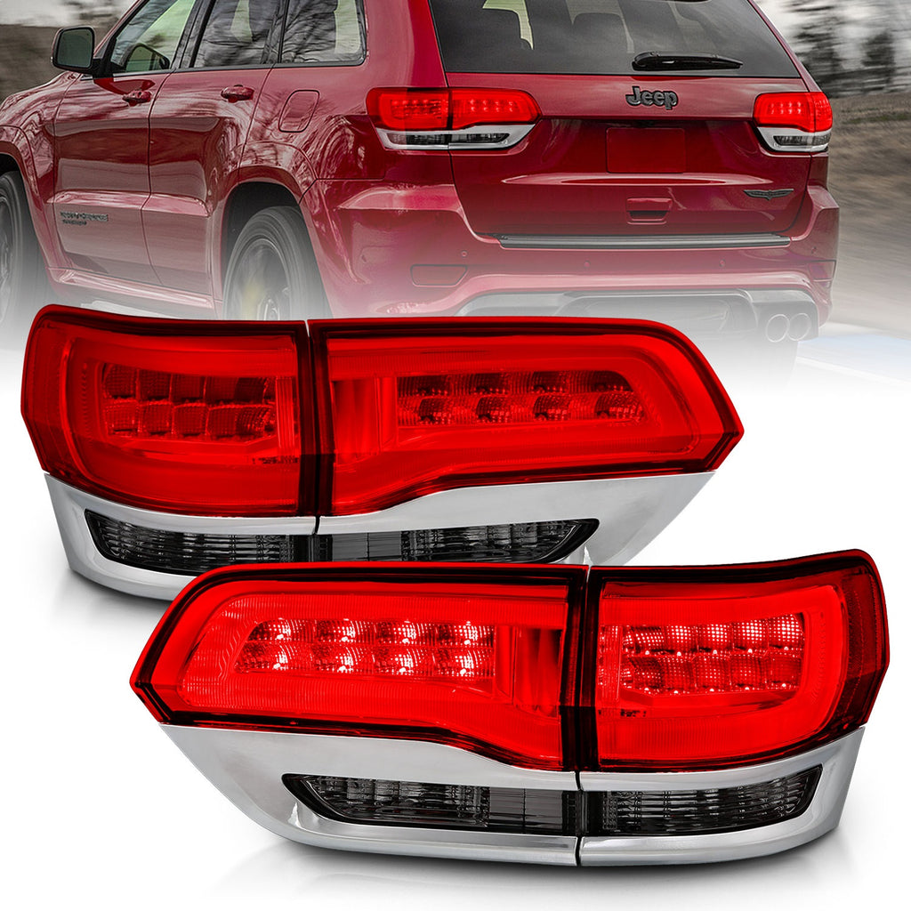 Anzo USA 311251 Tail Light Assembly Fits 14-18 Grand Cherokee (WK2)