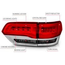 Load image into Gallery viewer, Anzo USA 311251 Tail Light Assembly Fits 14-18 Grand Cherokee (WK2)