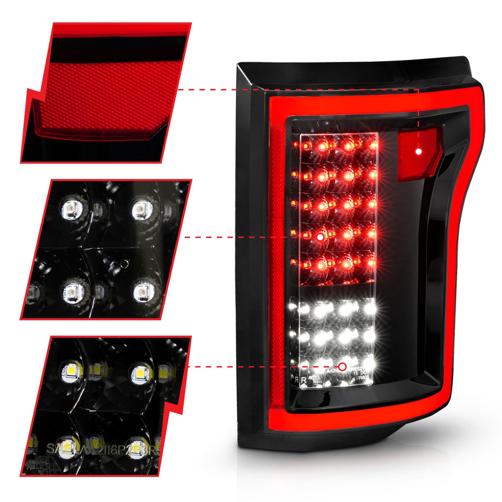 Anzo USA 311261 Tail Light Assembly Fits 15-17 F-150
