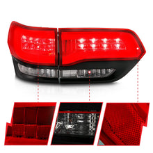 Load image into Gallery viewer, Anzo USA 311268 Tail Light Assembly Fits 14-17 Grand Cherokee (WK2)