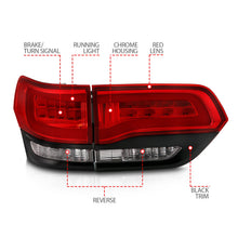 Load image into Gallery viewer, Anzo USA 311268 Tail Light Assembly Fits 14-17 Grand Cherokee (WK2)