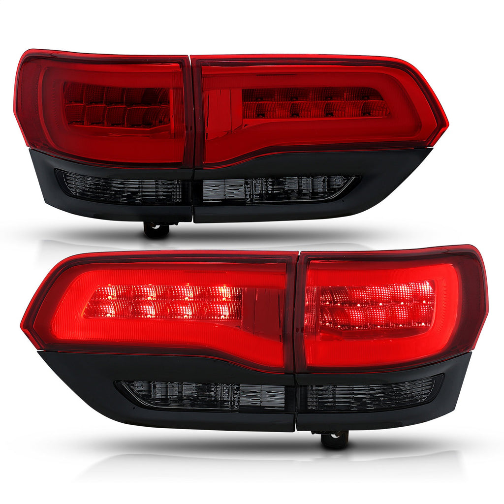 Anzo USA 311269 Tail Light Assembly Fits 14-21 Grand Cherokee (WK2)