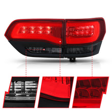 Load image into Gallery viewer, Anzo USA 311269 Tail Light Assembly Fits 14-21 Grand Cherokee (WK2)