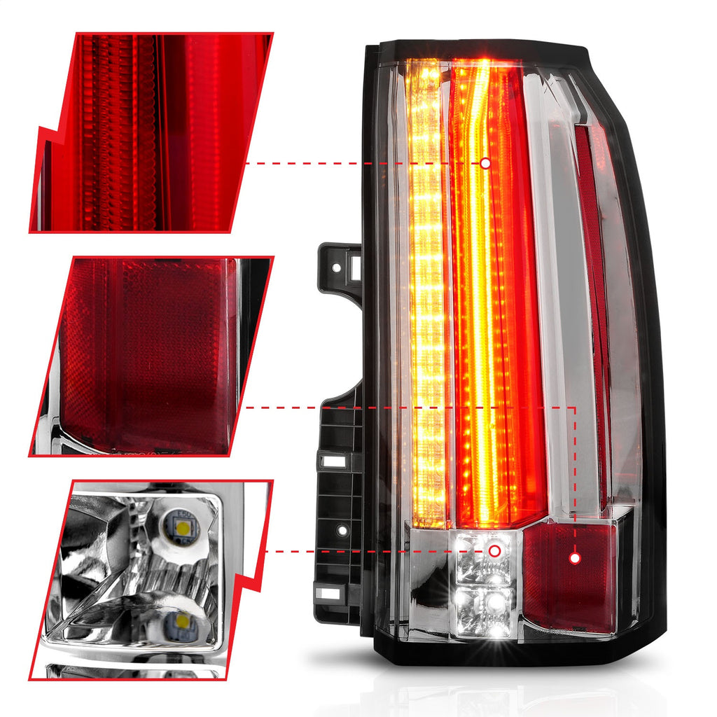 Anzo USA 311277 Tail Light Assembly Fits 15-19 Yukon Yukon XL