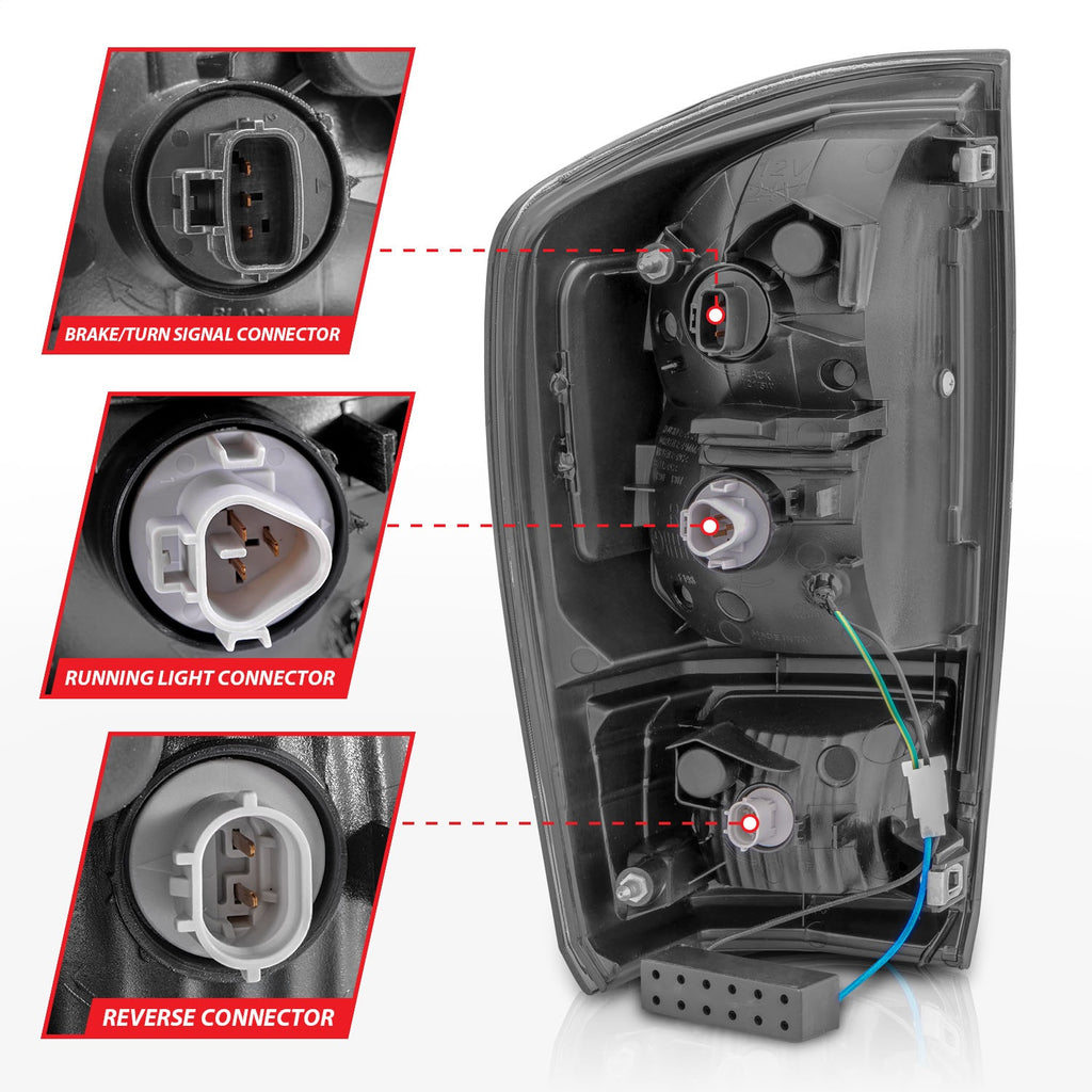 Anzo USA 311282 Tail Light Assembly Fits 16-23 Tacoma