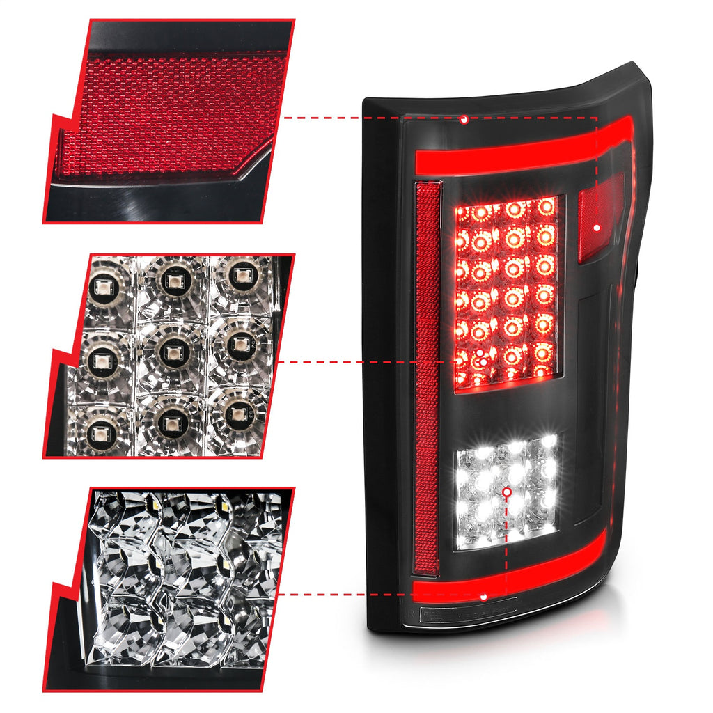 Anzo USA 311286 Tail Light Assembly Fits 15-17 F-150