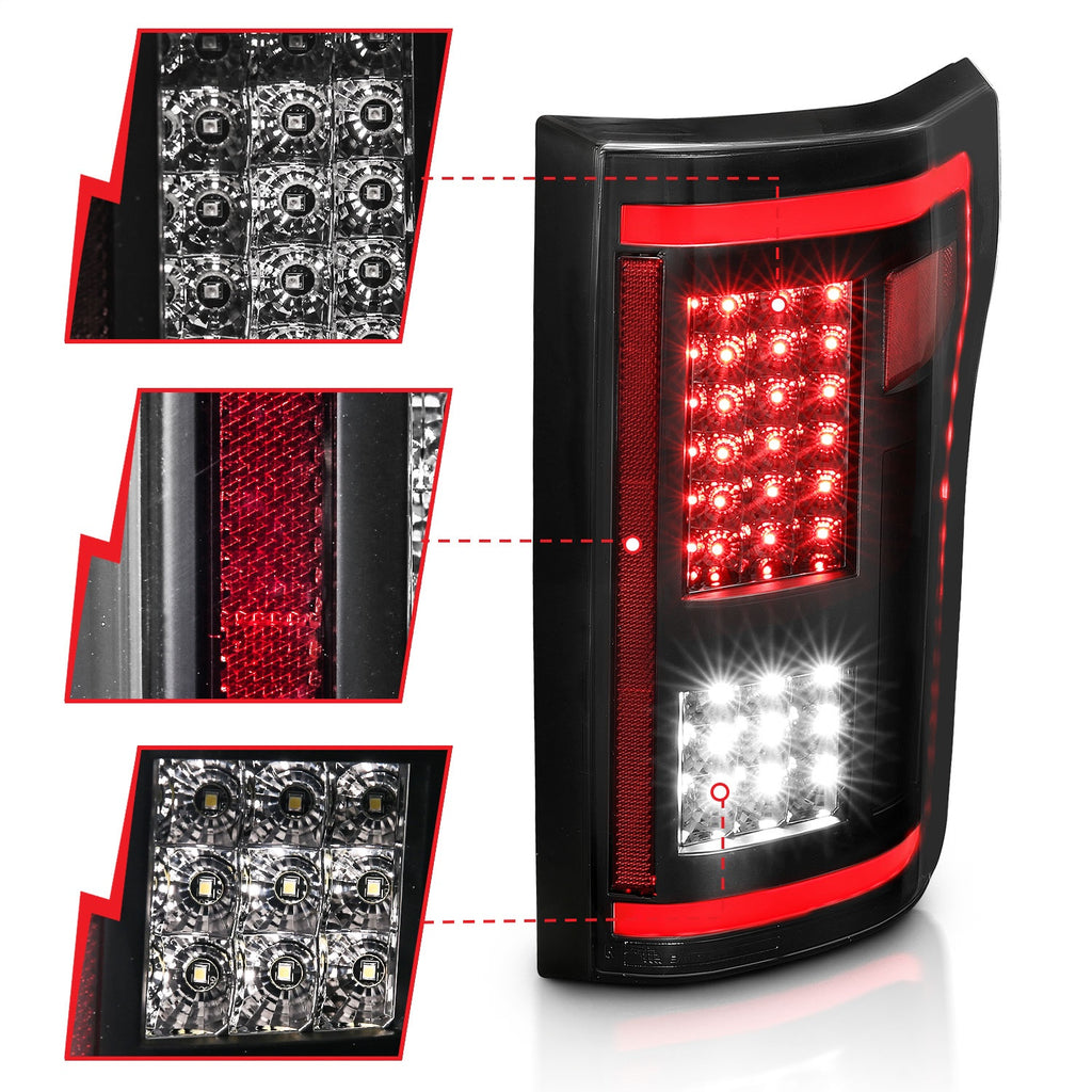 Anzo USA 311294 Tail Light Assembly Fits 15-17 F-150